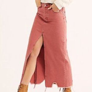 Free People Denim Skirt